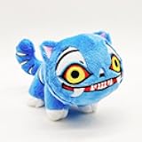 Yiakikio Demon Hunters Tiger Derpy Plush Collectible Figurines Home Decor Animals Pillow for Sofa Bed Decor Throw Pillows (Stand Derpy)