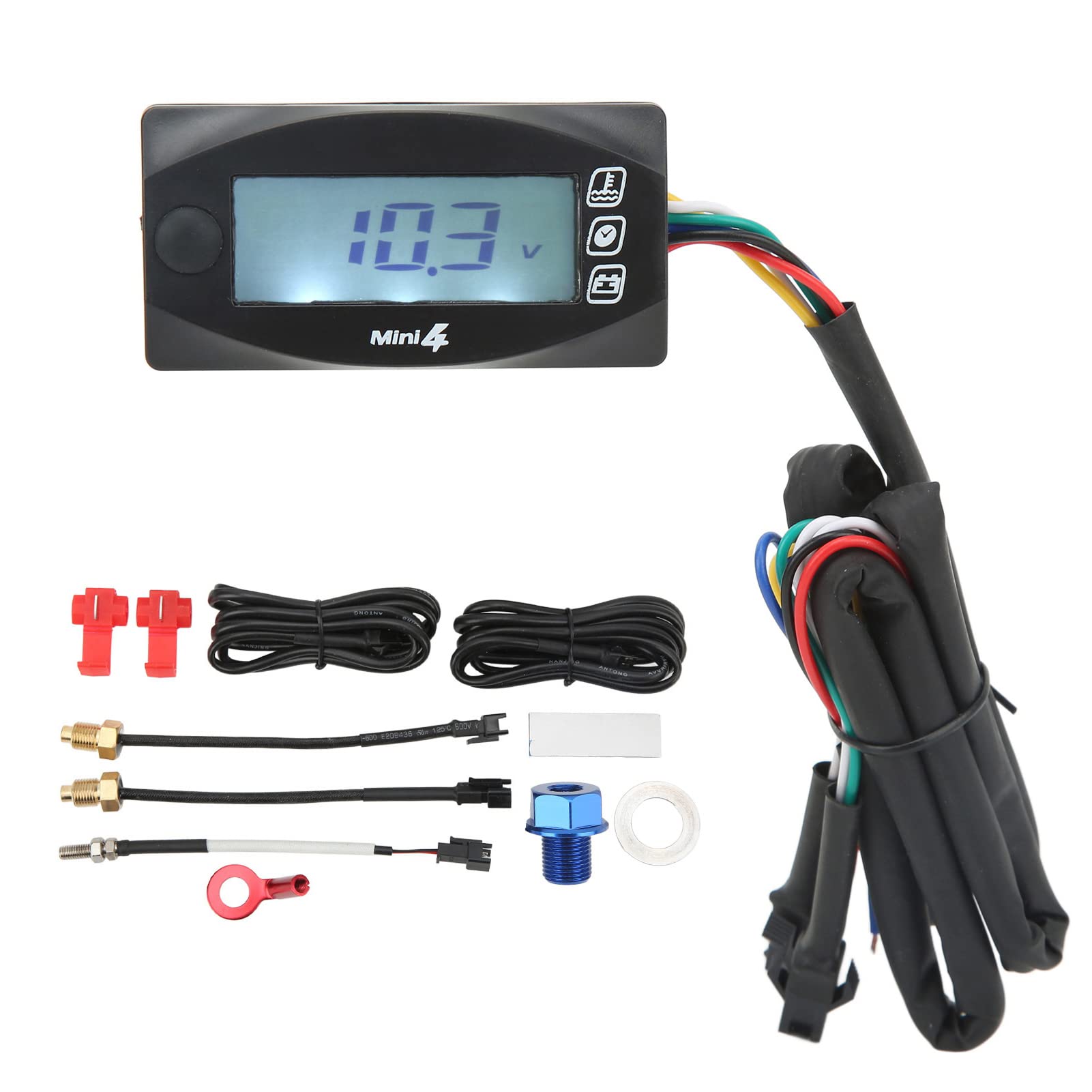 Termometro per Moto Indicatore della Temperatura dell'olio Impermeabile per il (M14*1.25)