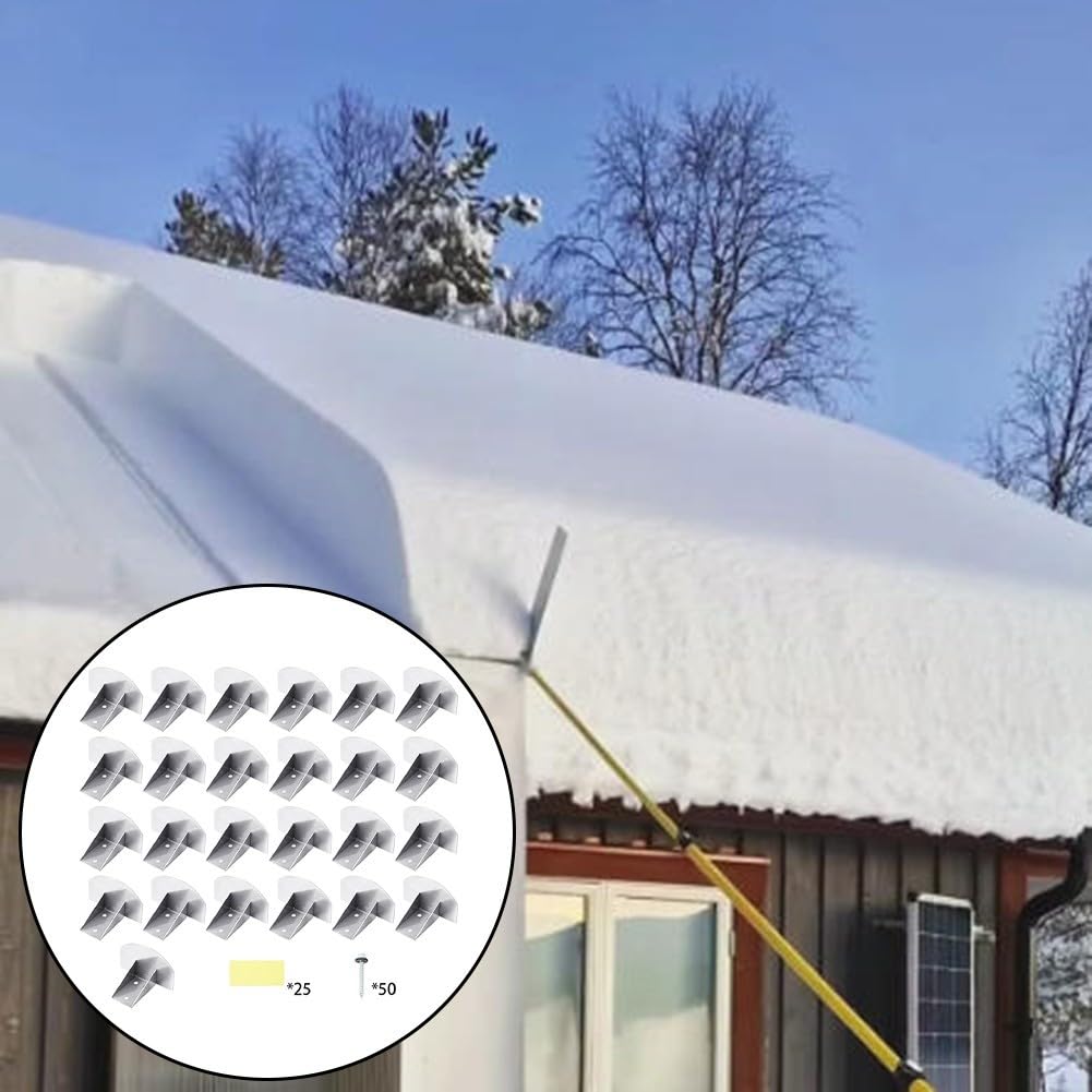 Snow Stop System Eisschutz, 10,2 cm breit, 25 Stück