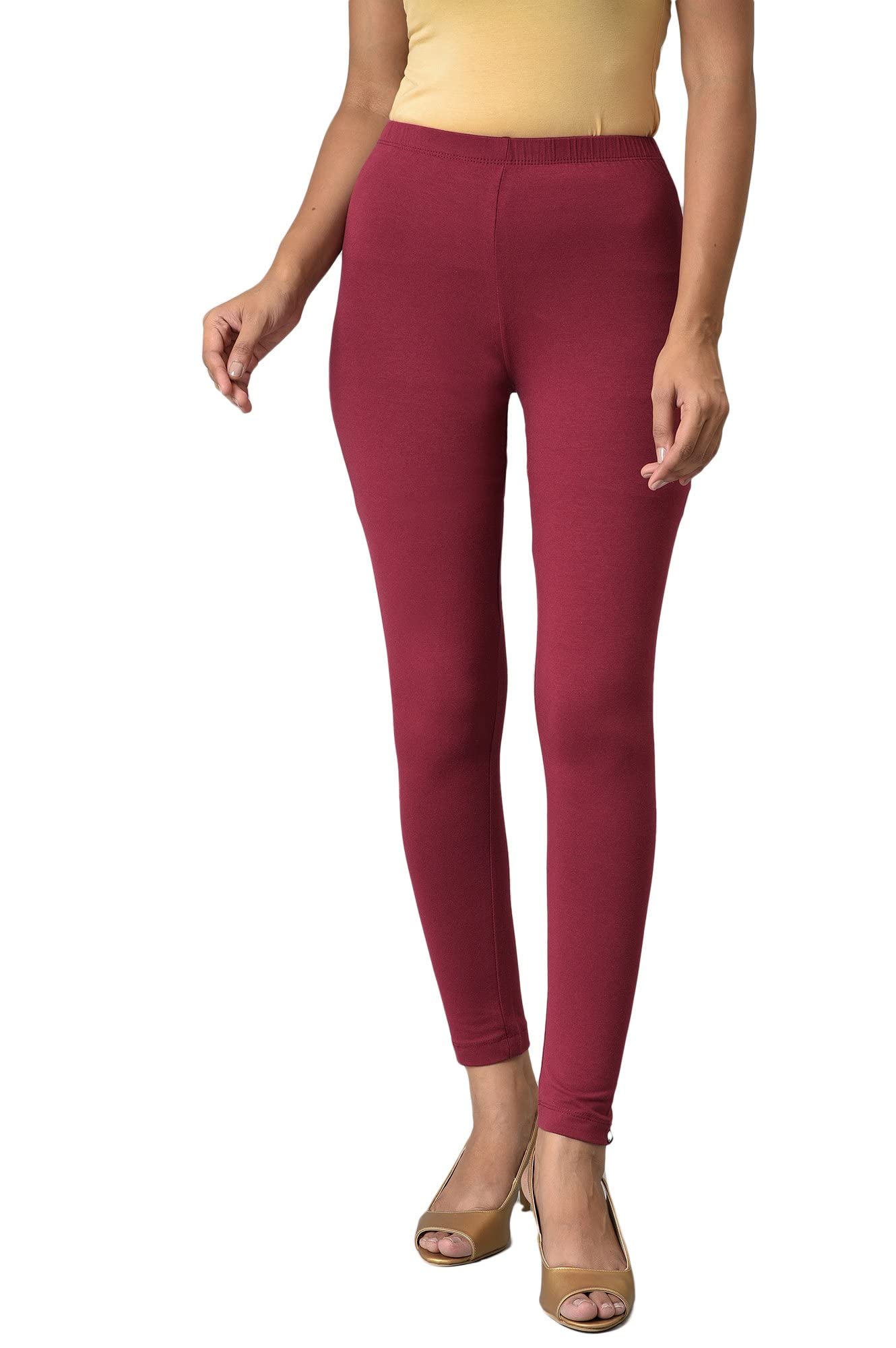 AureliaWomen's High Rise Relaxed Fit Tights