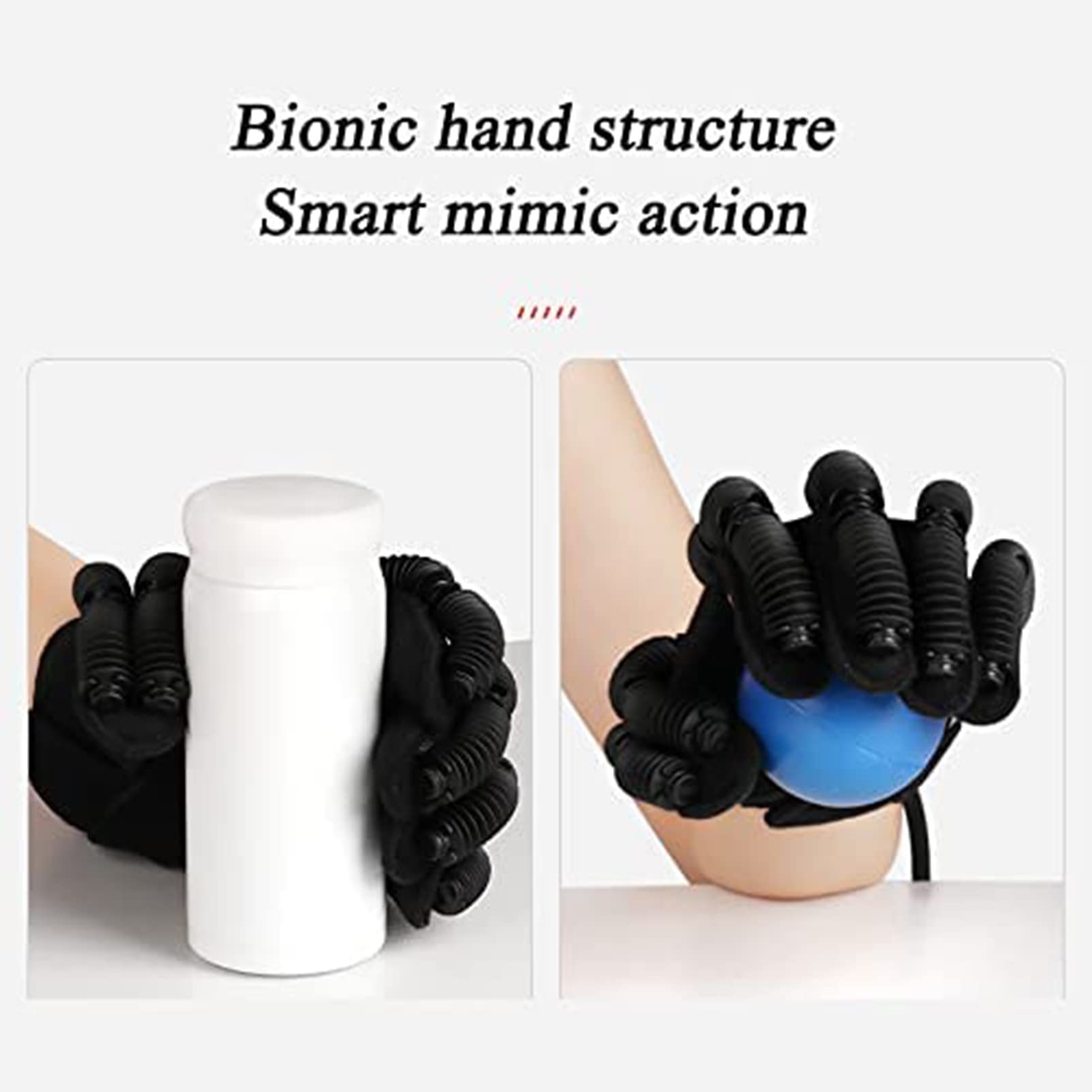 Guantes De Robot De Rehabilitación De Manos, para Entrenamiento Pasivo Corrección De Flexión De Dedos, para Ejercicio De Tendones De Pacientes con Hemiplejía De Accidente Cerebrovascular