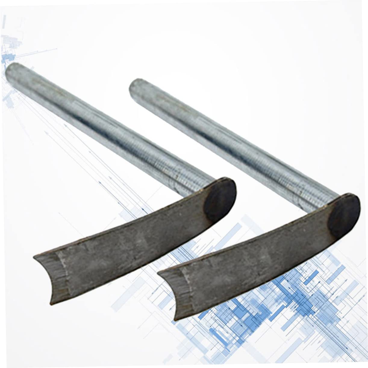 Abaodam 2 Pcs Small Steel Handheld Hoe Durable Gardening Tool for Weeding Planting and Digging Ergonomic Design for Gardeners Resistant Farm Tool Accessories Silver