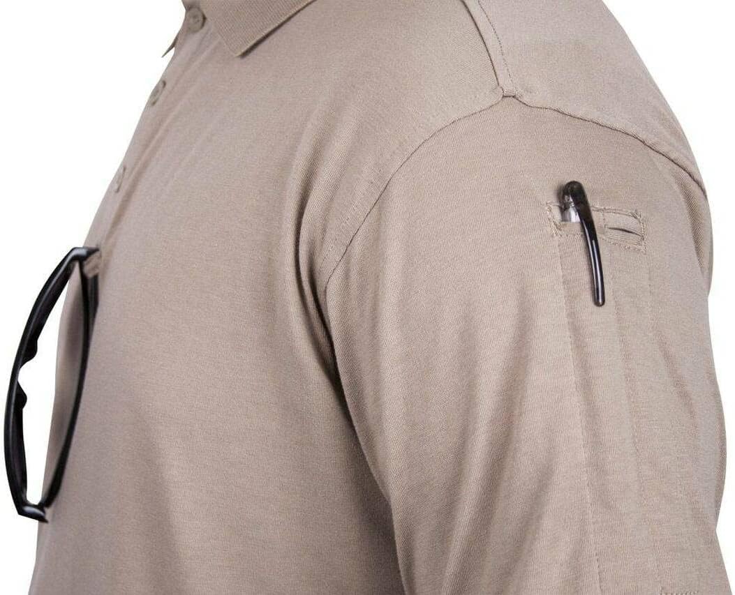 LA Police Gear LAPG Men's Operator Tactical Short Sleeve Polo Shirt, Lightweight & Comfortable Uniform Polo Shirt for Men - Image 3