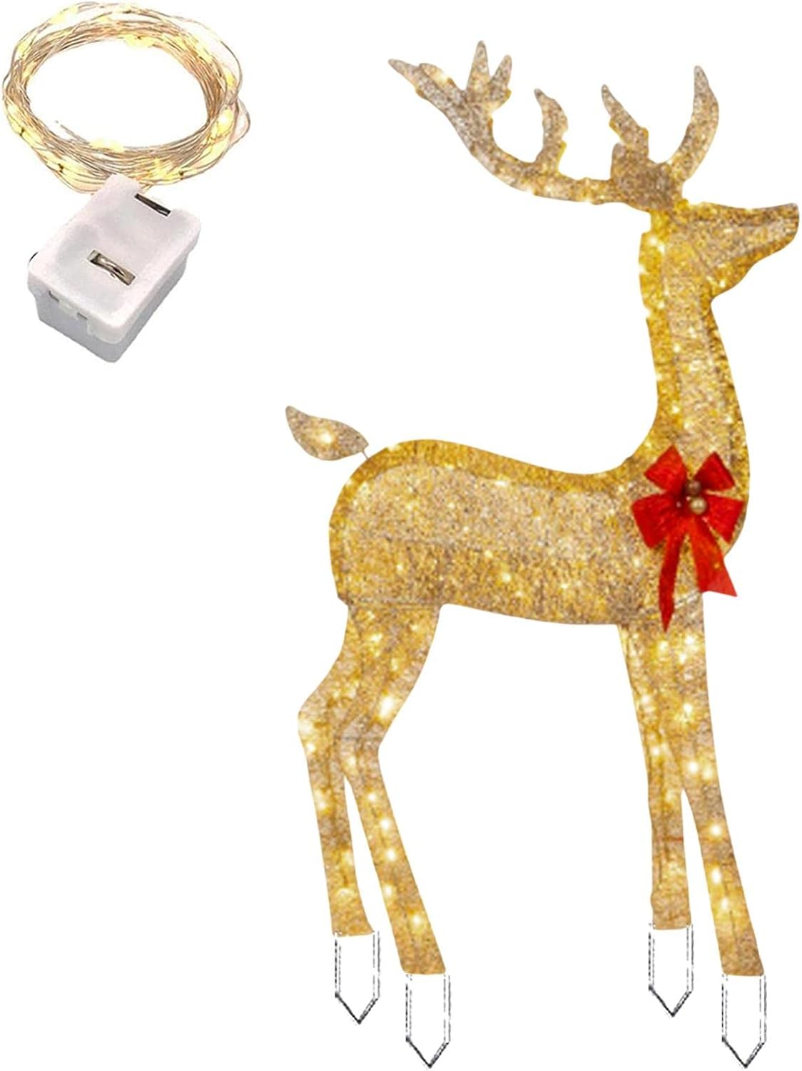 Christmas LightUp Deer, LED Reindeer Indoor Decoration