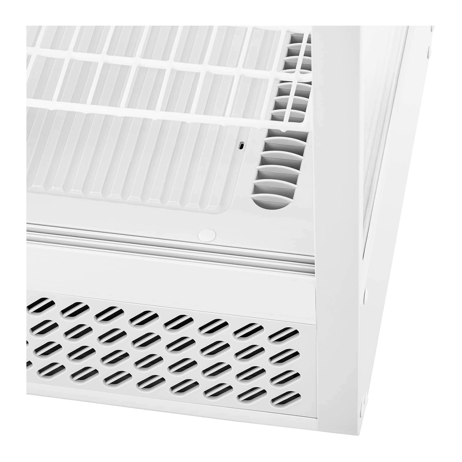 Royal Catering Vetrina Refrigerata da Banco per Pasticceria RCCC-100-WT (100 L, 3 livelli, acciaio inox, bianco)
