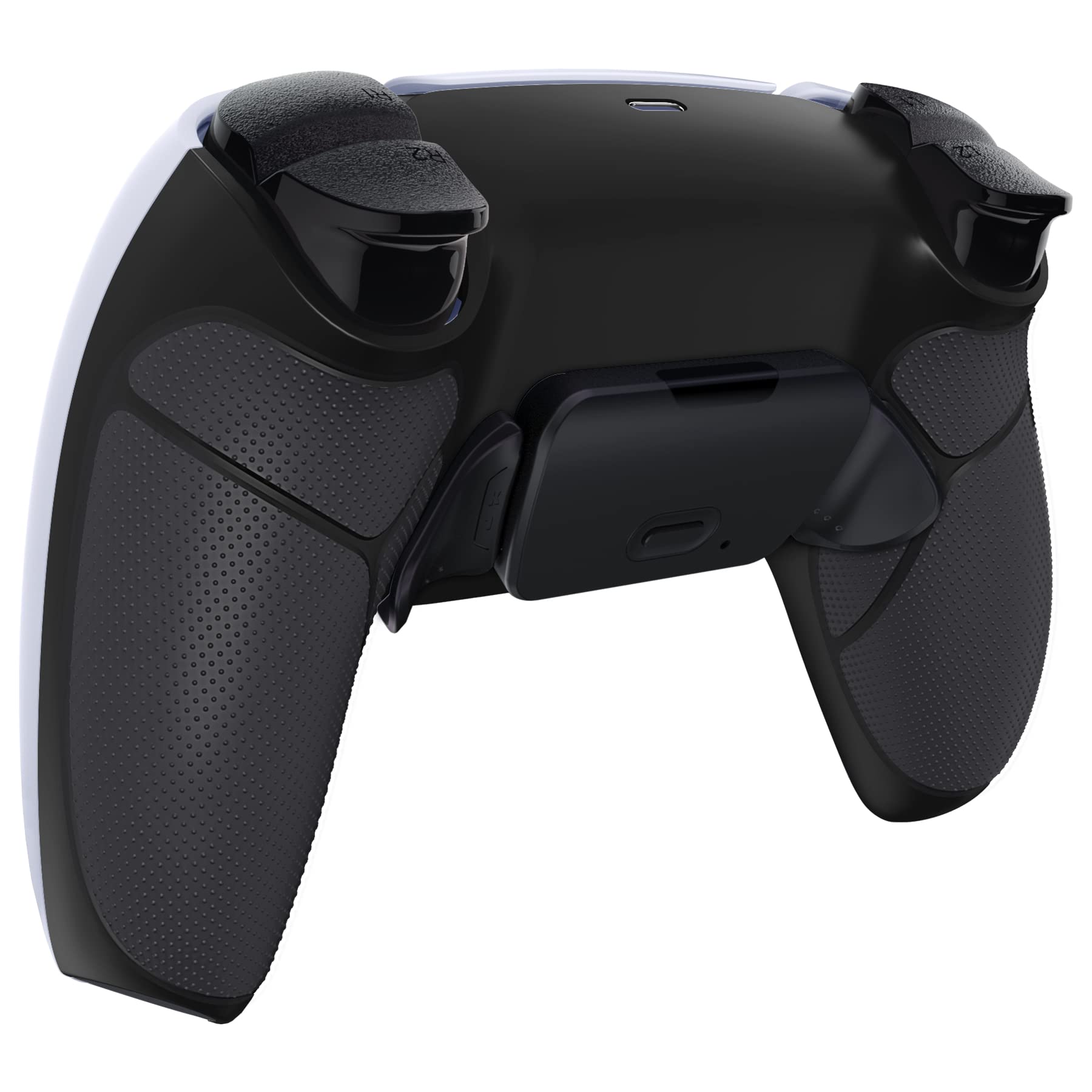 eXtremeRate Rise V3 Remap Kit Programmabile per ps5 Controller BDM-030/040/050,Tasti Aggiuntivi Palette Back Button Cover Grip Gomma Paddles Posteriori per ps5 Joystick-Nero