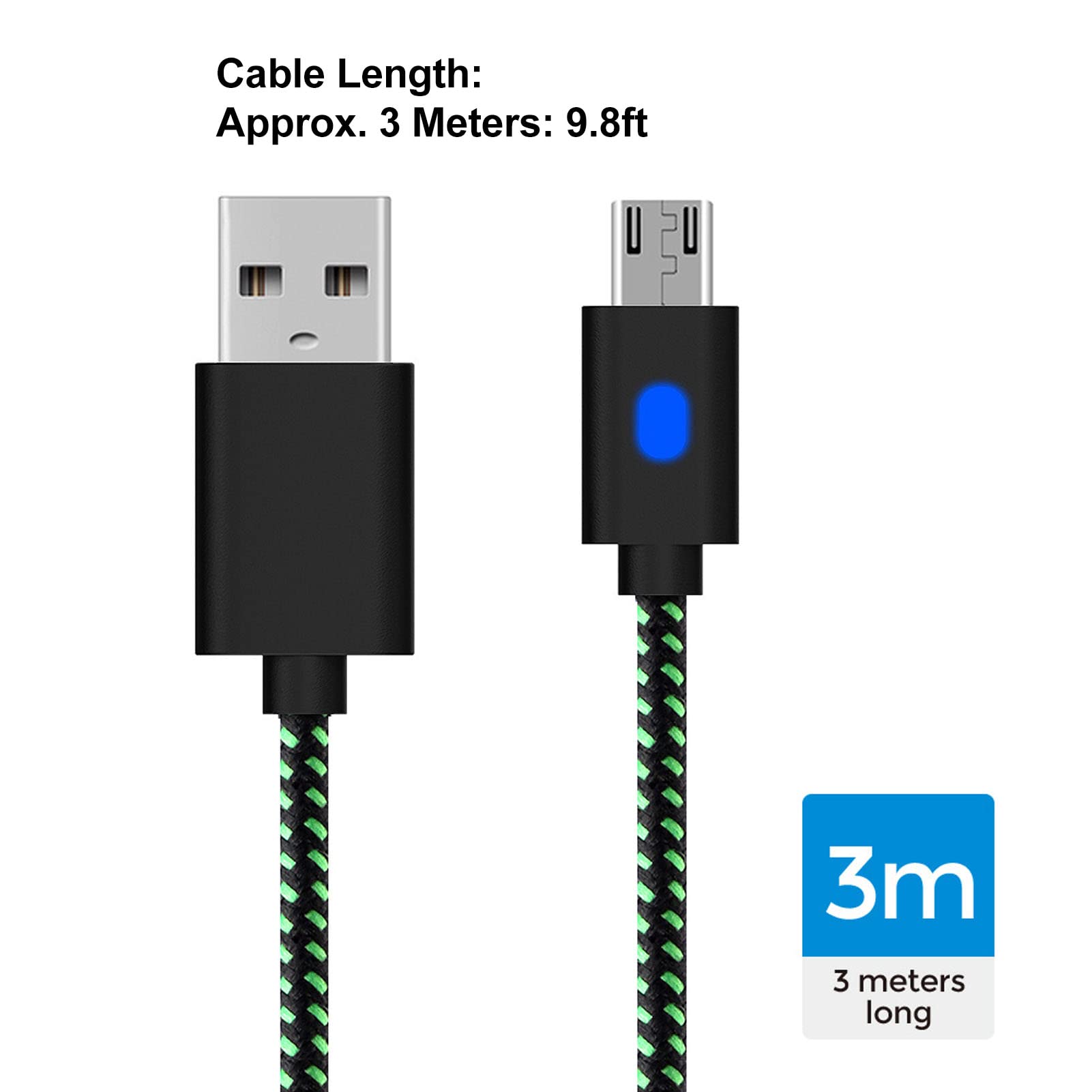 Batteria del Controller per ONE S X, Batteria Ricaricabile del Controller di Gioco da 1200 MAh con Cavo Micro USB e Indicatore di Carica