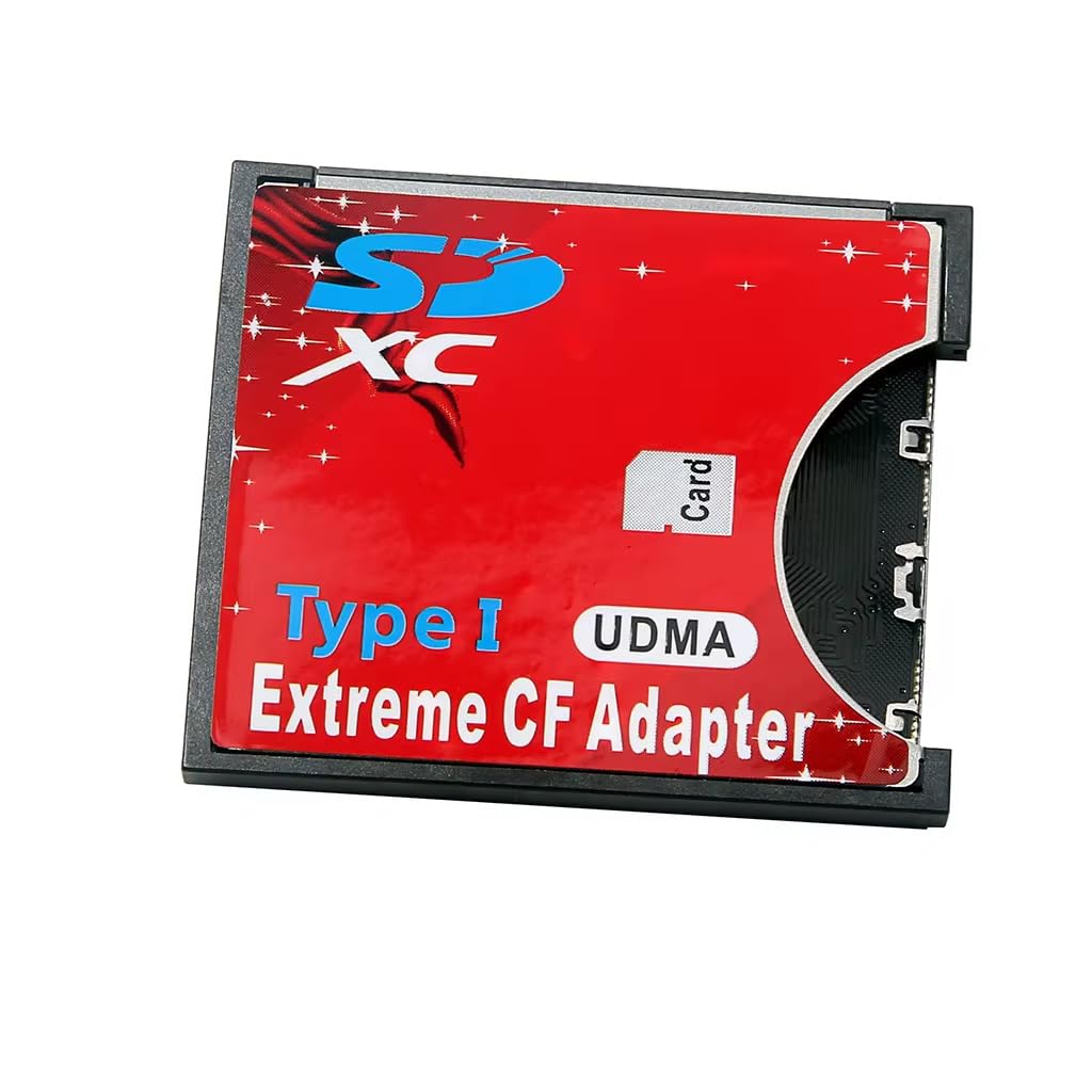 SD SDHC SDXC to CF Type I Compact Flash Memory Card Extreme Adapter Reader-image-25
