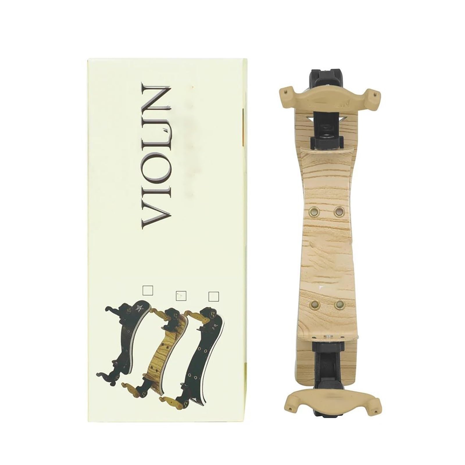 Parti Del Cuscinetto Per Artigli In Gel Di Silice Durevole Professionale Per Violino 1/2 1/8 3/4 4/4 parti di violino | Poggiaspalla per violino(Wood1-4 1-8)