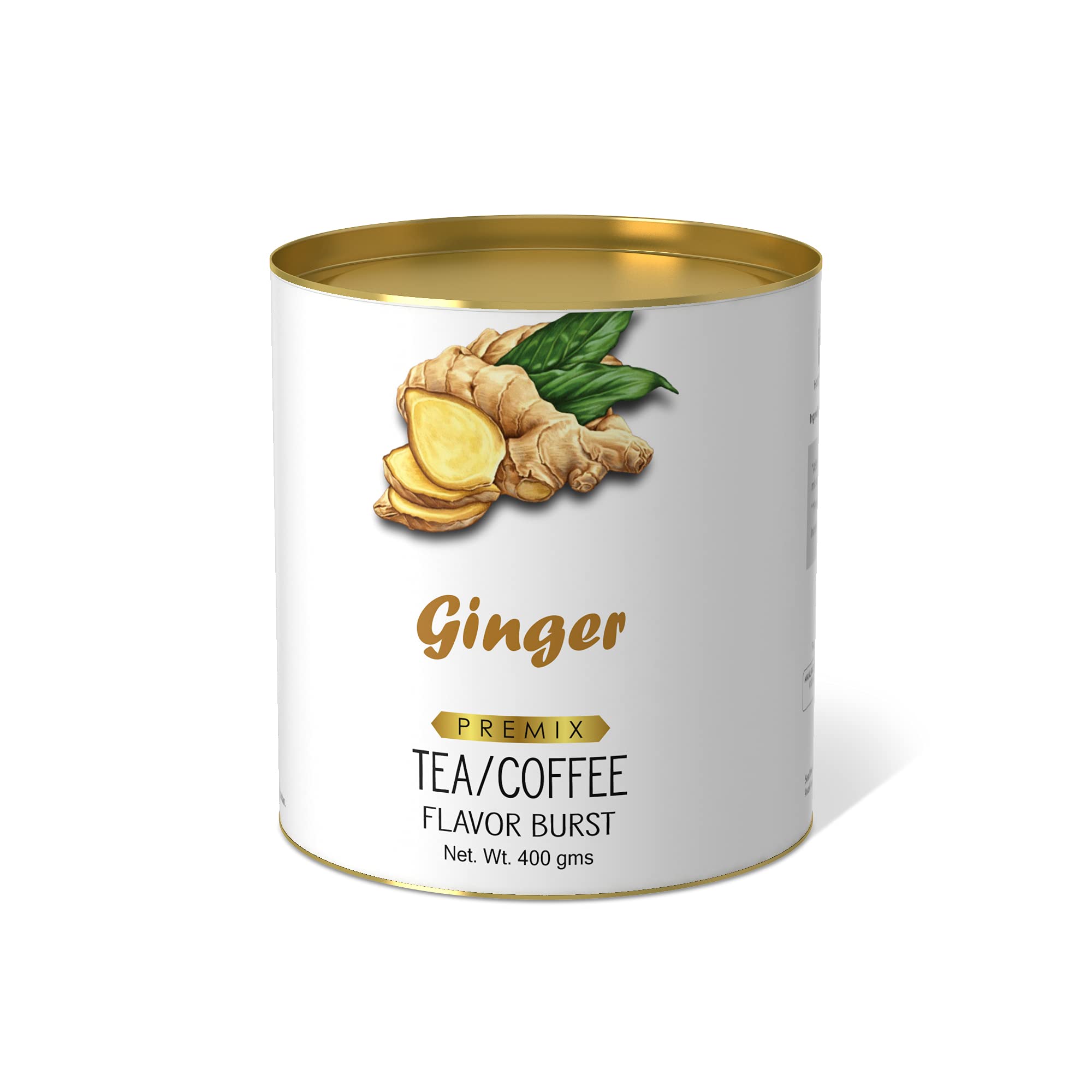 Ginger Flavor Burst. Just add to your Tea, Coffee, Frappe, Milkshake, Hot Milk (400gm)
