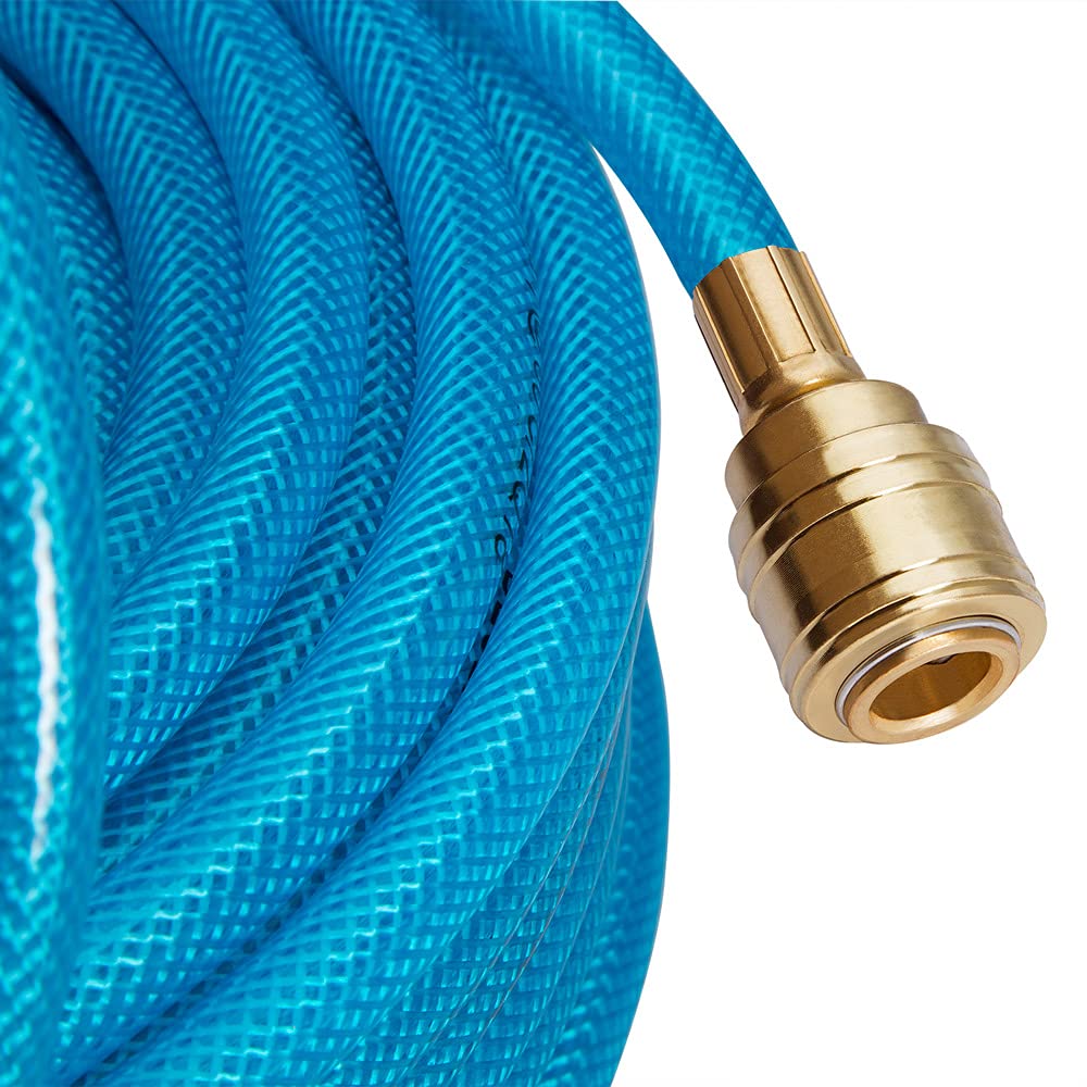 Tuyau à air comprimé 10m résistant max 15 bar raccord rapide 1/4' épaisseur 3mm tuyau pour appareils pneumatiques bricolage atelier
