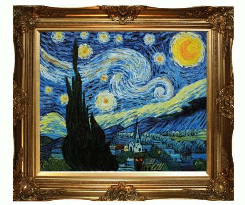Amazon.co.jp: overstockArt ヴァン・ゴッホ 星月夜絵画 ビクトリア朝