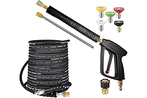 YAMATIC Heavy Duty Pressure Washer Gun and Hose Kit