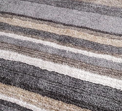 Image of Carpet for Living Room, Bedroom and Hall Handmade Microfiber Cozy Soft and Fluffy Shaggy Area Rug with 2 inch Thick Anti Skid Carpet [5x7 Feet Turquoise]
