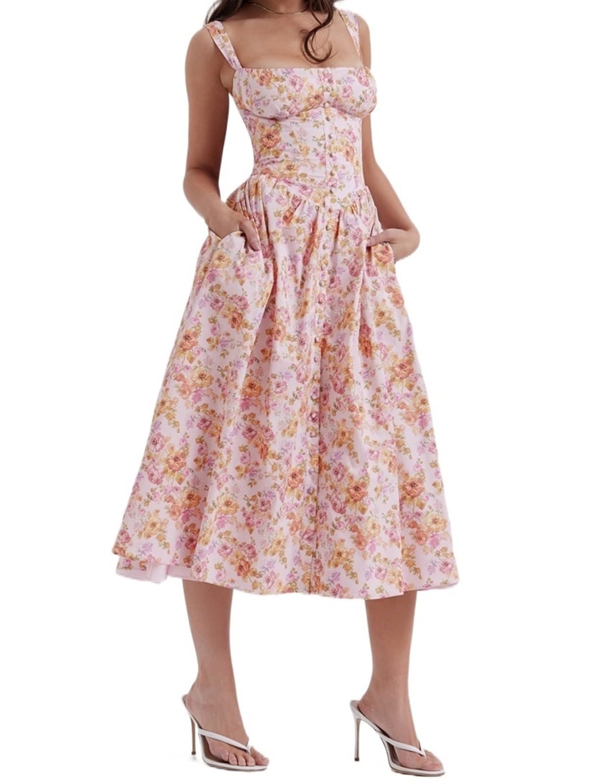 Aurora Glow Dress™ – Corset Fit Zomerjurk met Taille Accent – Becker's Amsterdam