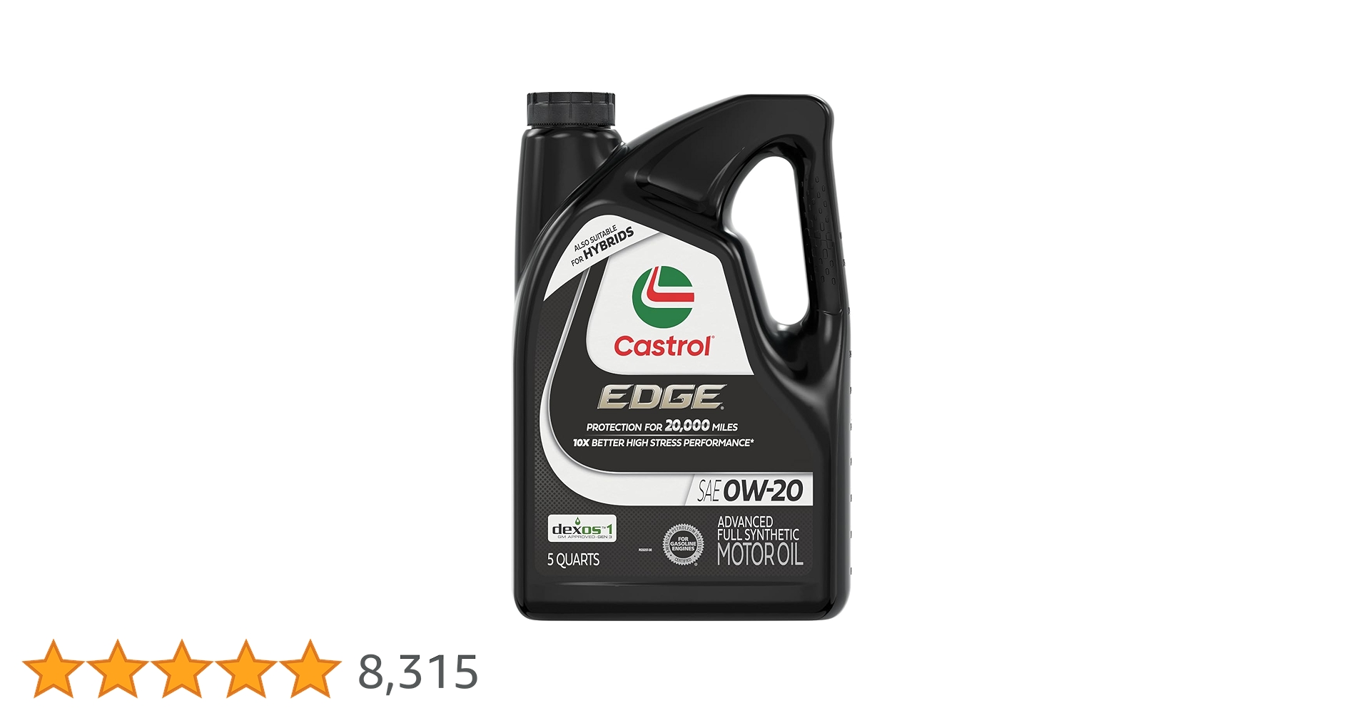Amazon | カストロール エッジ 0W-40 A3/B4 エンジンオイル 4.73L (5