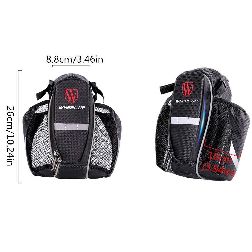 Bolsa de Bicicleta Bolsa de sillín para hervidor de Agua Montar en Bicicleta de montaña Suministros de Ciclismo Bolsas de Almacenamiento de Bicicletas para Bicicletas de Carretera