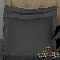 Vista 54 de Crown Collection Juego de 2 fundas de almohada blancas lisas tamaño Queen, hipoalergénicas de 600 hilos, 100% algodón egipcio, fundas de almohada