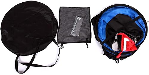 Miniatura 5 de Kapler Red de entrenamiento de lanzamiento de béisbol para niños, red plegable de práctica de sóftbol para niños que golpean bateo, atrapando lanzar