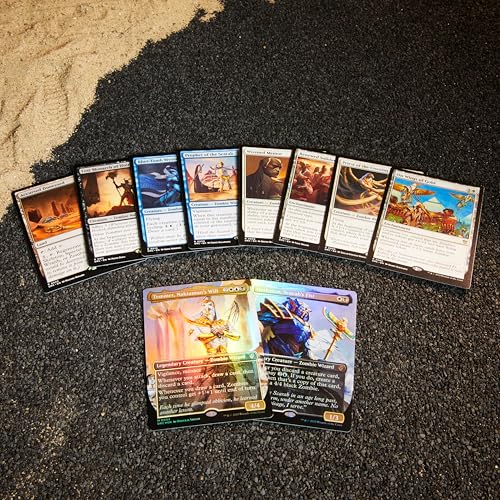 Image of Magic: The Gathering Aetherdrift Commander Deck - Eternal Might (100-Card Deck, 2-Card Collector Booster Sample Pack + Accessories)