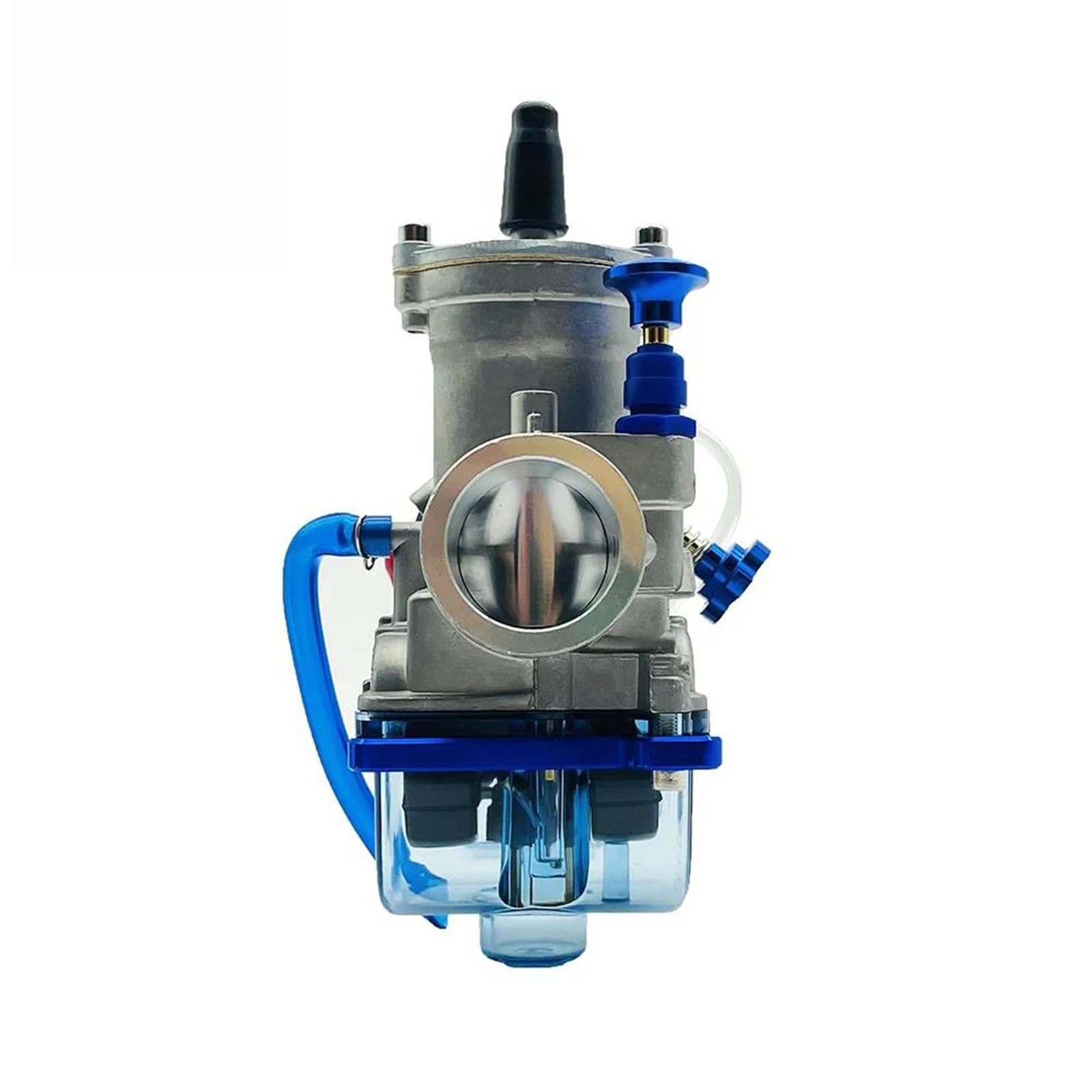CNC PWK24 26 28 30 32 34mm Moto Carburatore Trasparente Blu Coperchio Inferiore Modificato Auto da Corsa