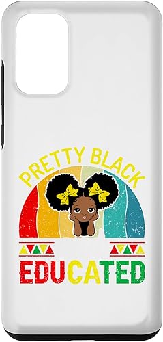 Galaxy S20+ Pretty Black And Educated African Pride Black History Month Case