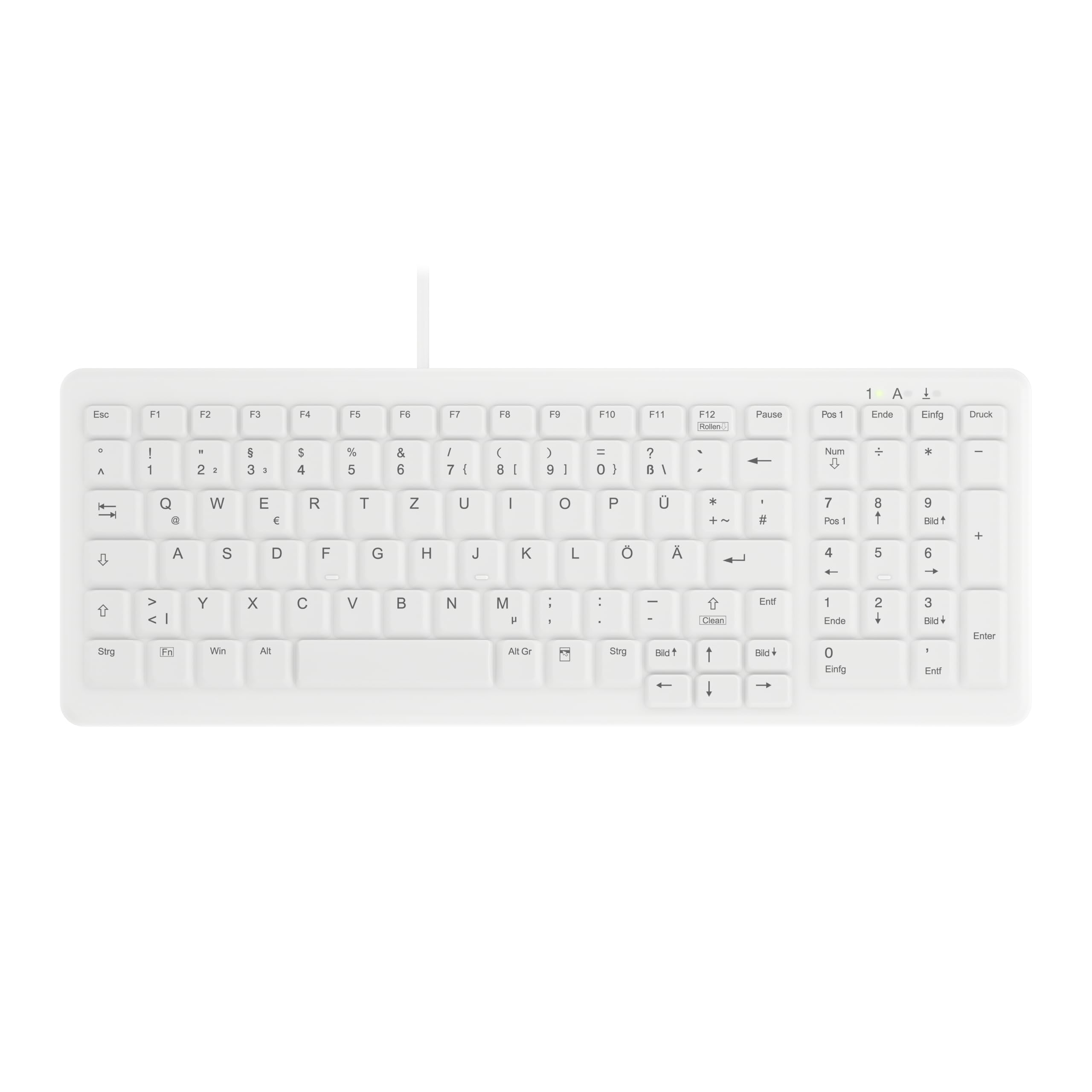 Active Key AK-C7000 - Teclado desinfectable con Teclado numérico (cableado, Totalmente Sellado, IP68)
