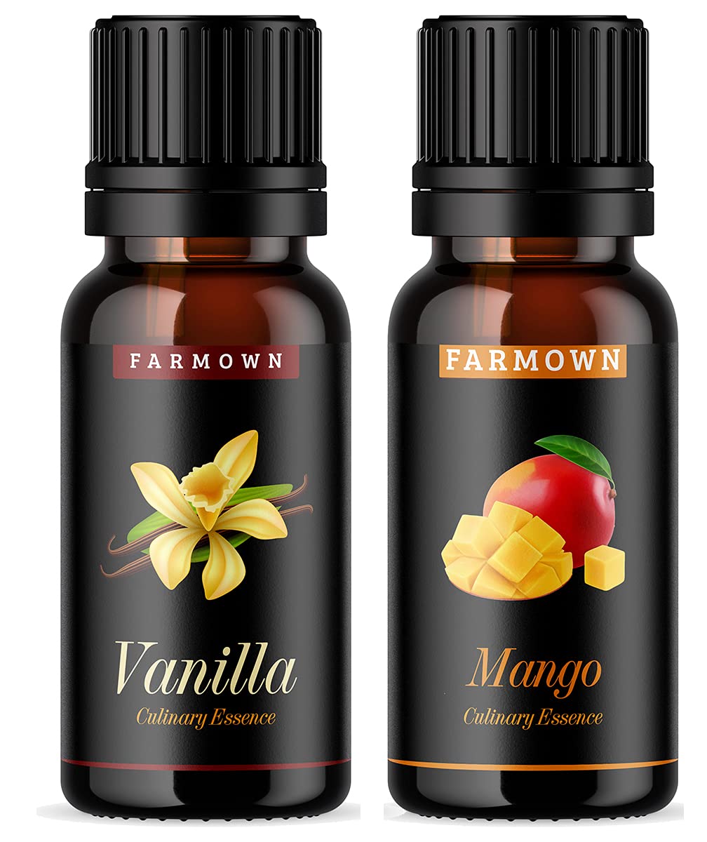 Farmown Premium Food Flavour Essence Combo Pack (Mango & Vanilla) (B09FM4J2XH) Amazon Price History, Amazon Price Tracker