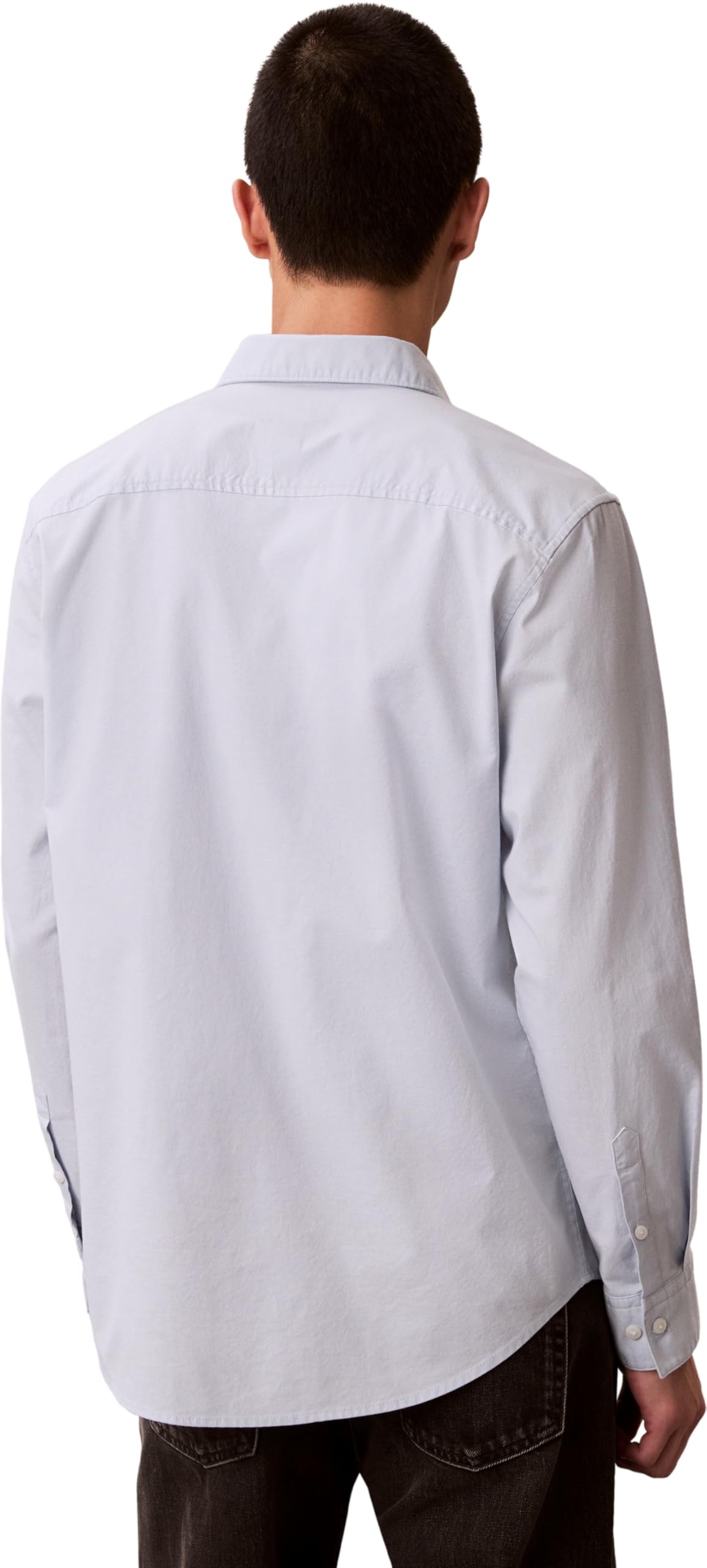 Calvin Klein Camisa Hombre Solid Oxford Classich Shirt Camisa Informal