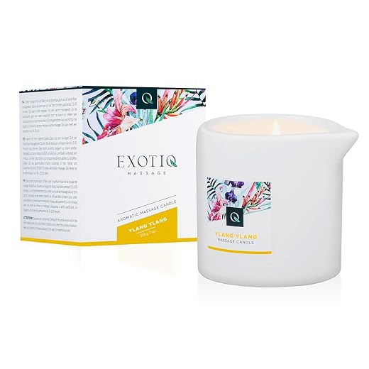 [Ylang Ylang Masaje De Vela] Exotiq Massage Candle Ylang Ylang (200 Ml) El Mejor Regalo De Navidad Para La Pareja