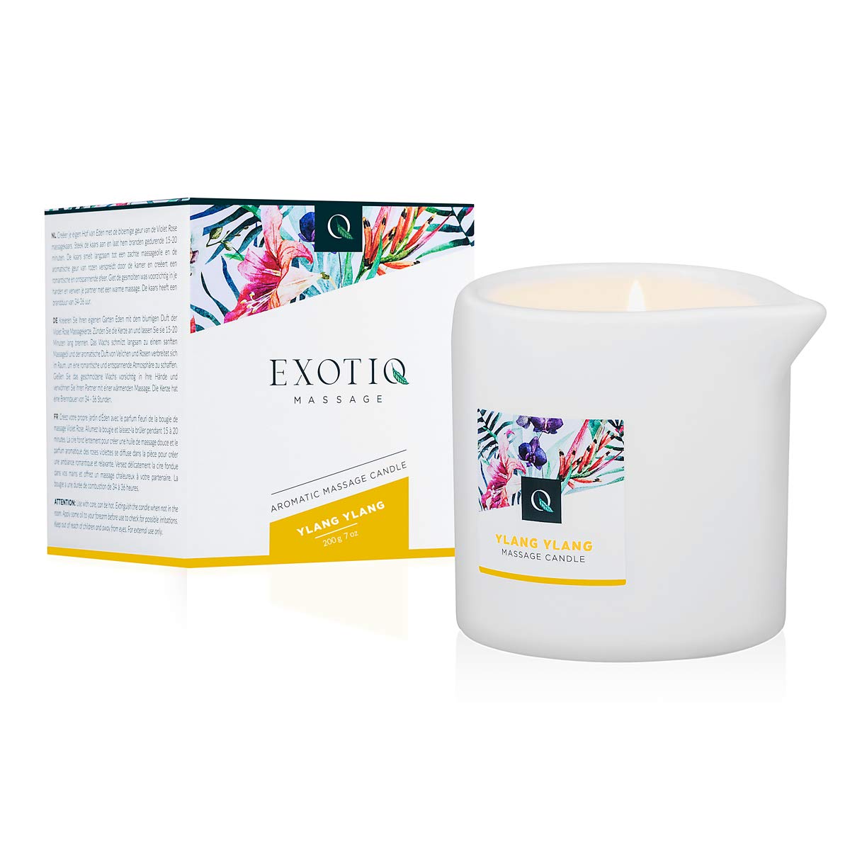 [Ylang Ylang Masaje de Vela] Exotiq Massage Candle Ylang Ylang (200 ml) El mejor regalo de Navidad para la pareja