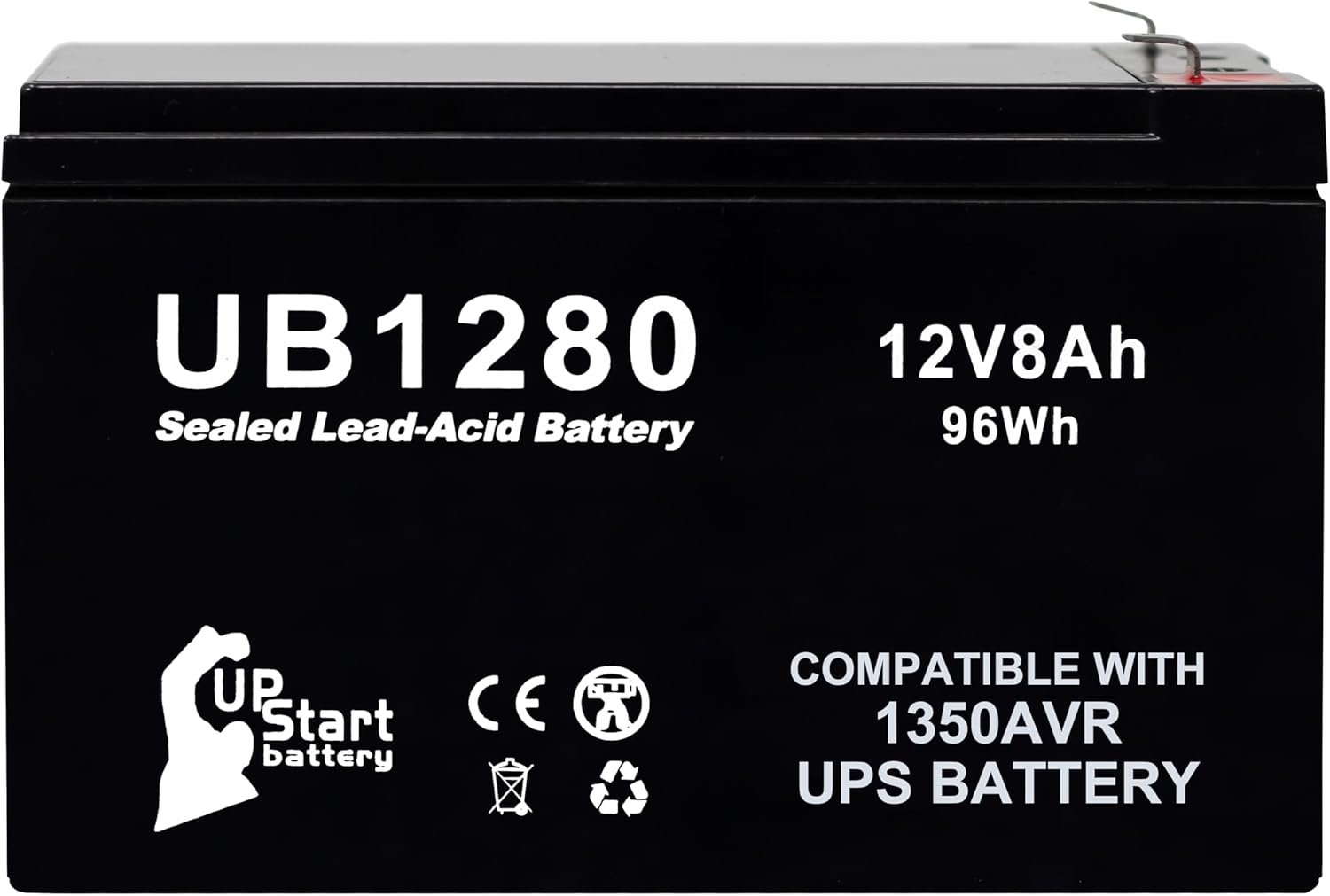 12V 8Ah UPS for CyberPower 1350AVR Battery Replacement – Compatible with Cyber Power 1350 AVR Battery UPS, CP1350AVRLCD, 1350VA, CP1350PFCLCD Surge Protector Backup, 12 Volt 8 Amp Rechargeable SLA 12V 8Ah UPS for CyberPower 1350AVR Battery Replacement – Compatible with Cyber Power 1350 AVR Battery UPS, CP1350AVRLCD, 1350VA, CP1350PFCLCD Surge Protector Backup, 12 Volt 8 Amp Rechargeable SLA