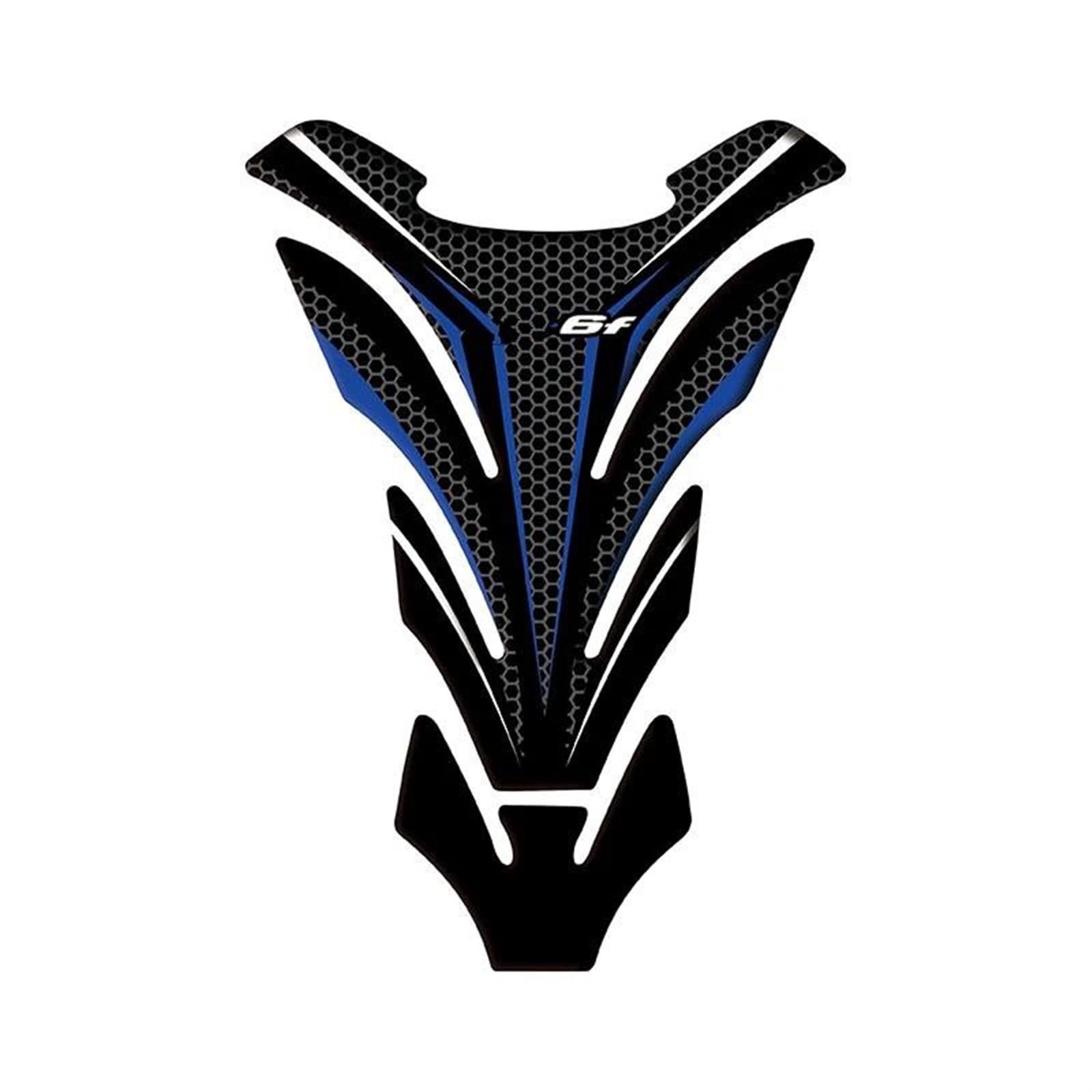 Dtsgcx Color11 Carbon-Look Motorcycle Tank Pad Protector Decal For Kawasaki Er6f For Er-6F(Color11)
