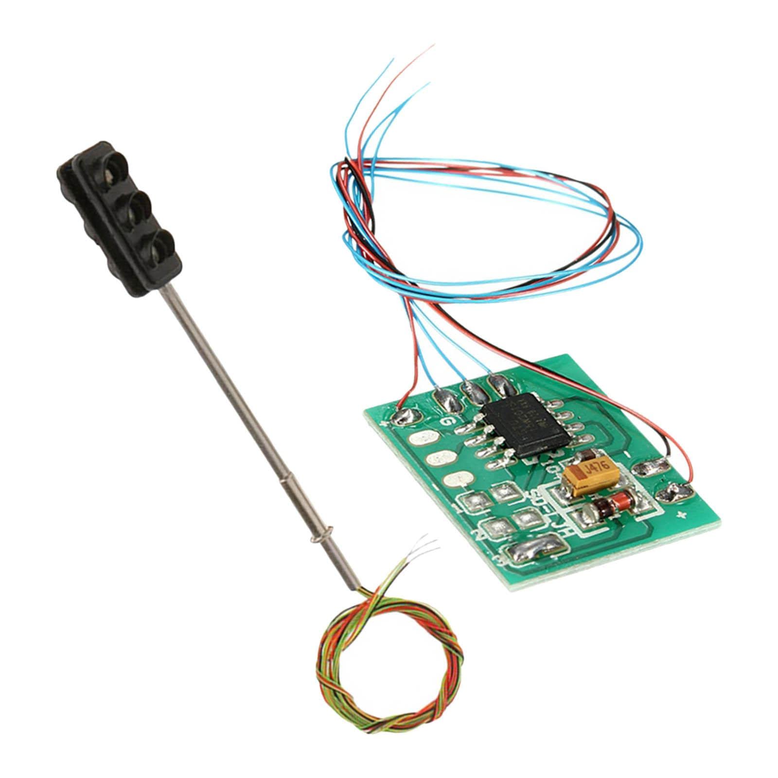 MYADDICTION Miniature Traffic Signal Light Model Realistic Design LED Light for Diorama Toys & Hobbies | Model Railroads & Trains | HO Scale | Parts & Accessories | Lamps & Lights-image-46