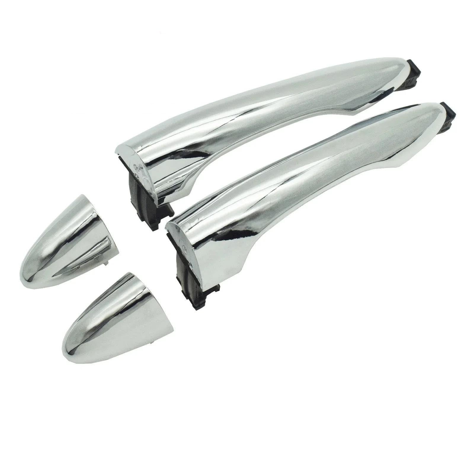 Yijiavsx Rear Side Chrome Car Exterior Outside Door Handle For Kia For Sportage 2011-2015 826513W010 826613W010 826523W010 826623W030 (Rear Side)