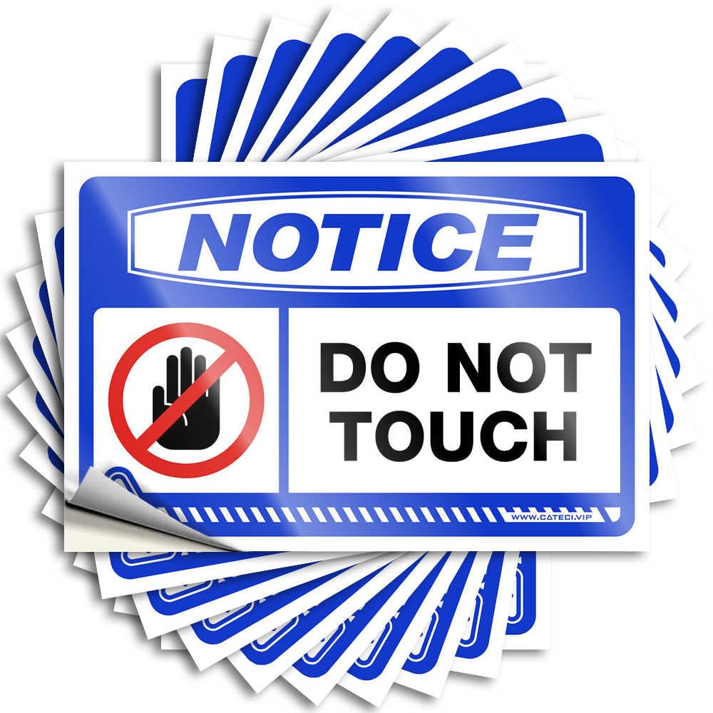 Fzfn Colour Lake Decal - Book Quick Hat Notice Do Not Touch(8X12cm)