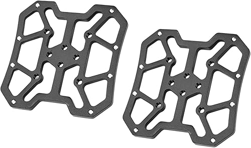 1 par adaptador de pedal de bicicleta, aleación de aluminio bicicleta Clipless Clip-in plataforma Pedal Adaptadores para
