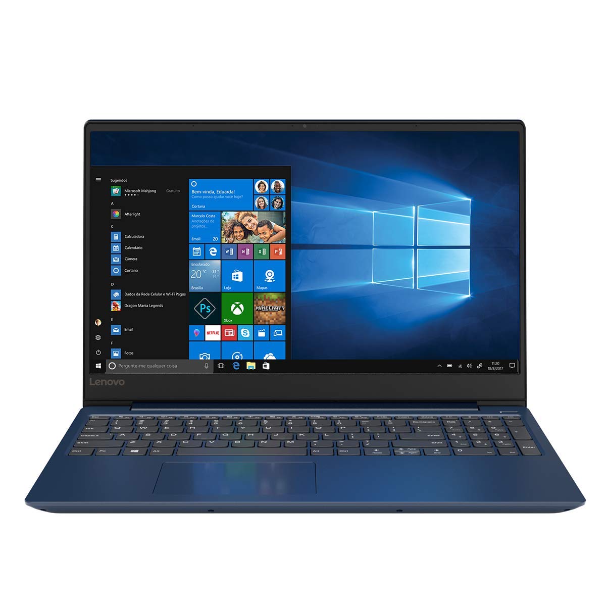 レノボ Ideapad 330S Corei7-8550U SSD256 Notebook Lenovo Ultrafino Ideapad 330s, Intel Core i7 8550U, 8GB