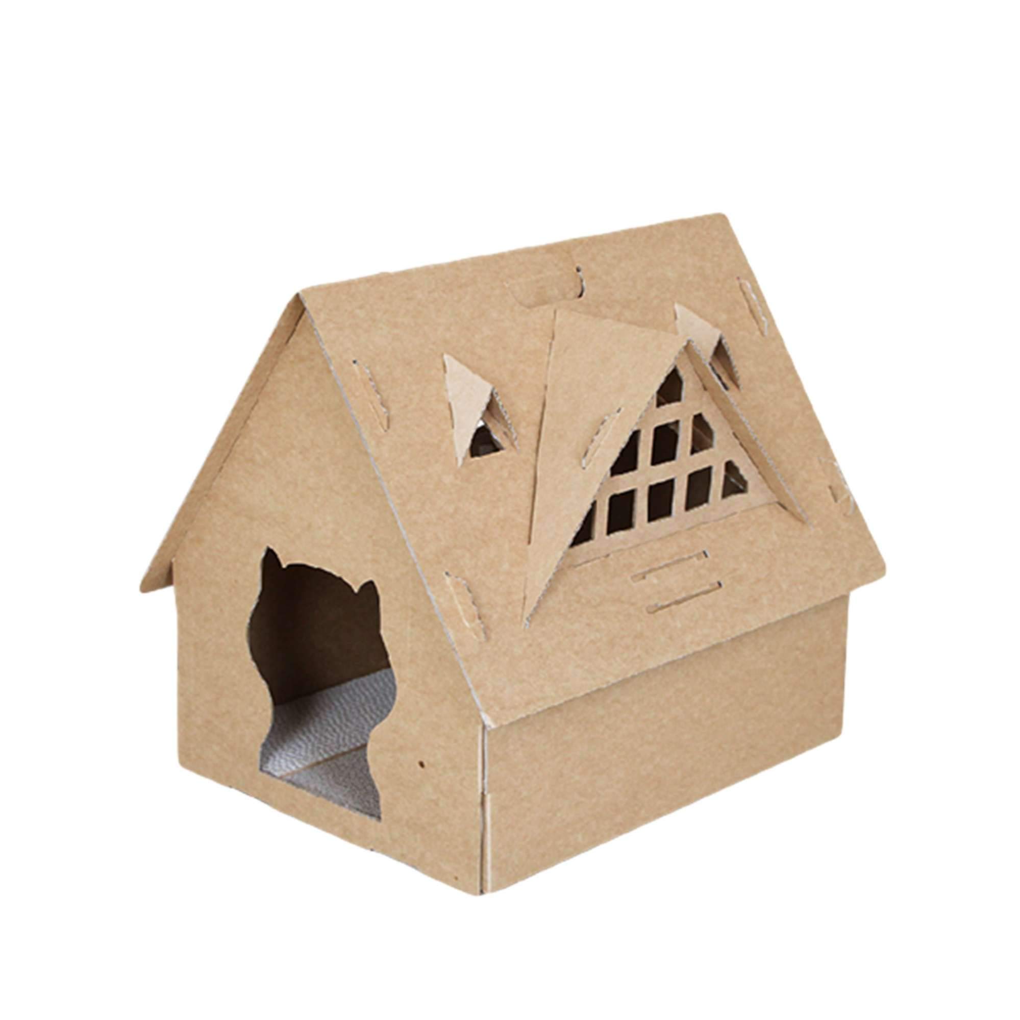 ICA CM4300 Rascador Catopia para Gatos, Fabricado 100% de Cartón, Ecológico, 53x43x46 cm
