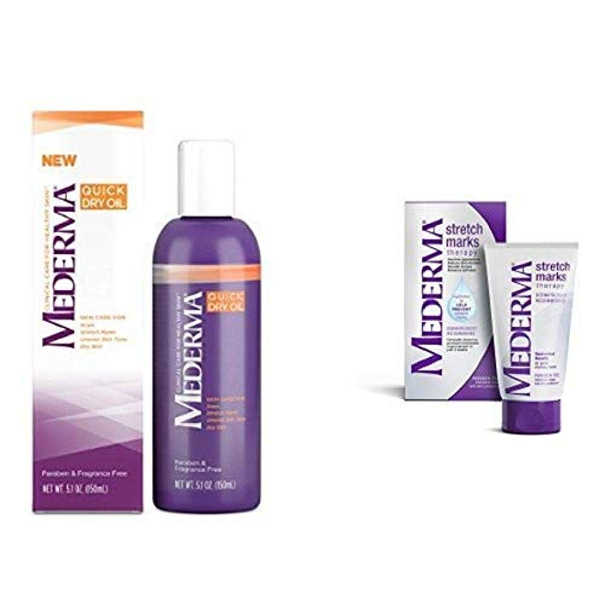 Mederma Quick Dry Oil with Stretch Marks Therapy Beauty