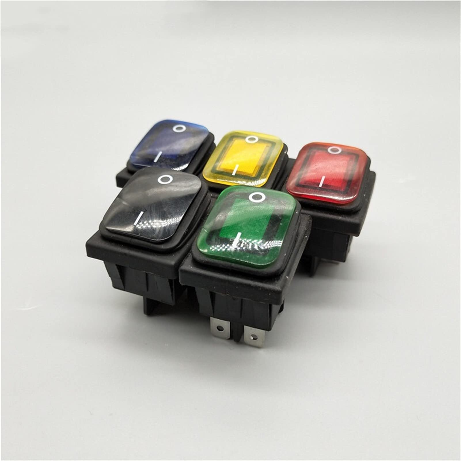 4x On Off Mini Interruttore Basculante 2 Posizioni 3Pin Interruttore On Off