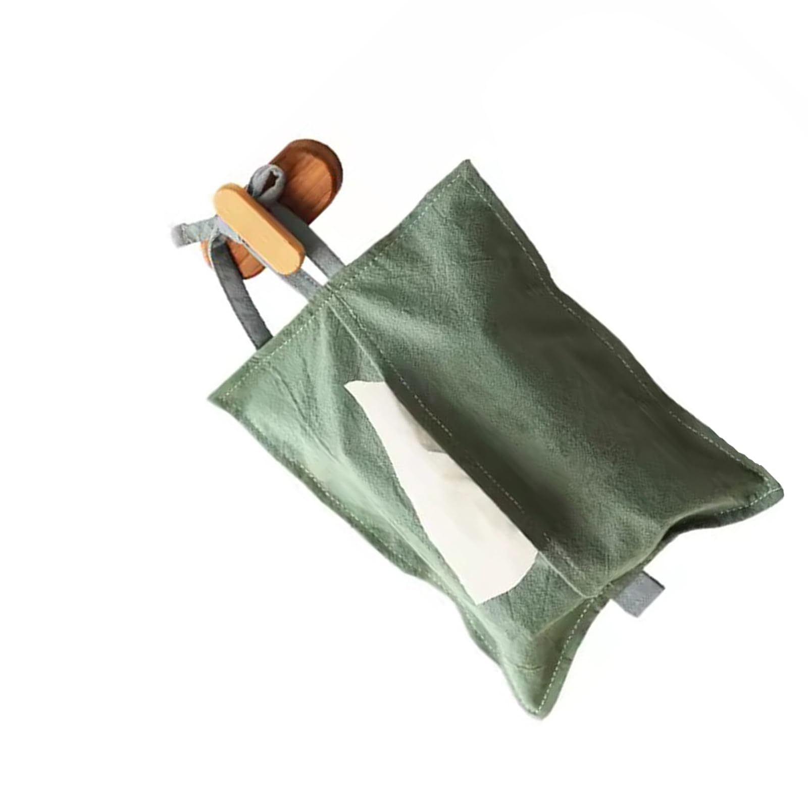 Fabric Tissue Dispenser Hanging Bag Perfect for Kitchen Counter Decoration Fabric Tissue Bag
