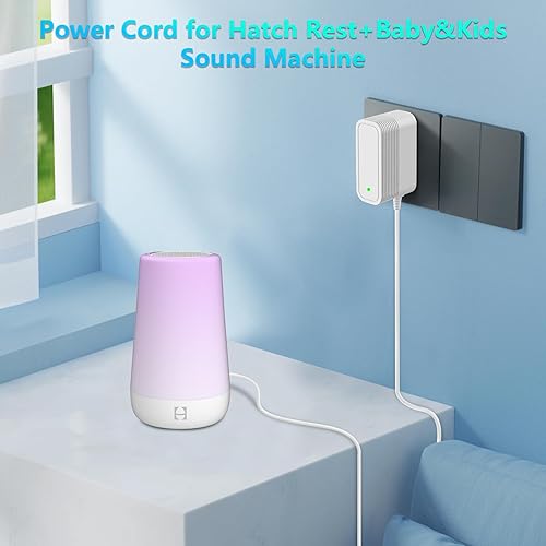 Miniatura 6 de Cable de alimentación de 5 V para máquina de sonido de bebé, luz nocturna, entrenador de sueño, adaptador de cable de alimentación de 5.9 pies