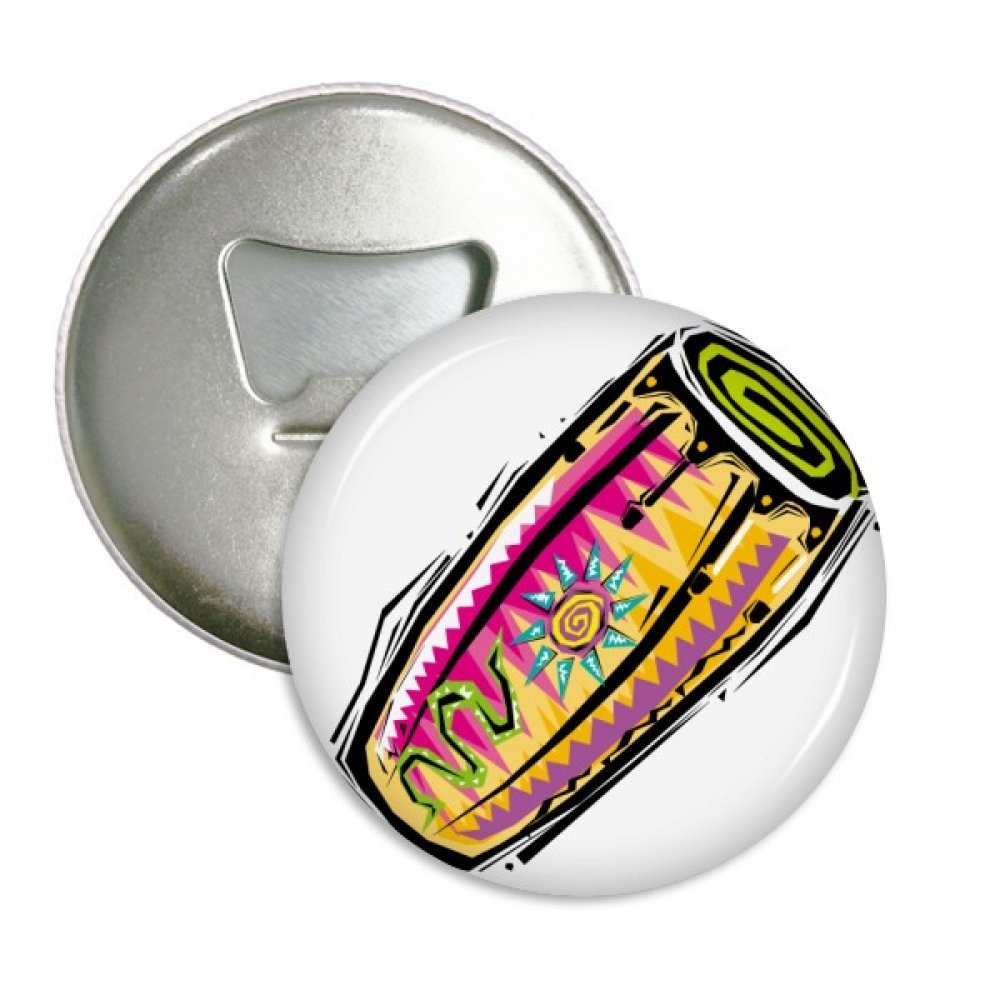 Cadeau 3pcs Mexique avec ouvre-bouteille aimanté et badges argentés pour vos proches