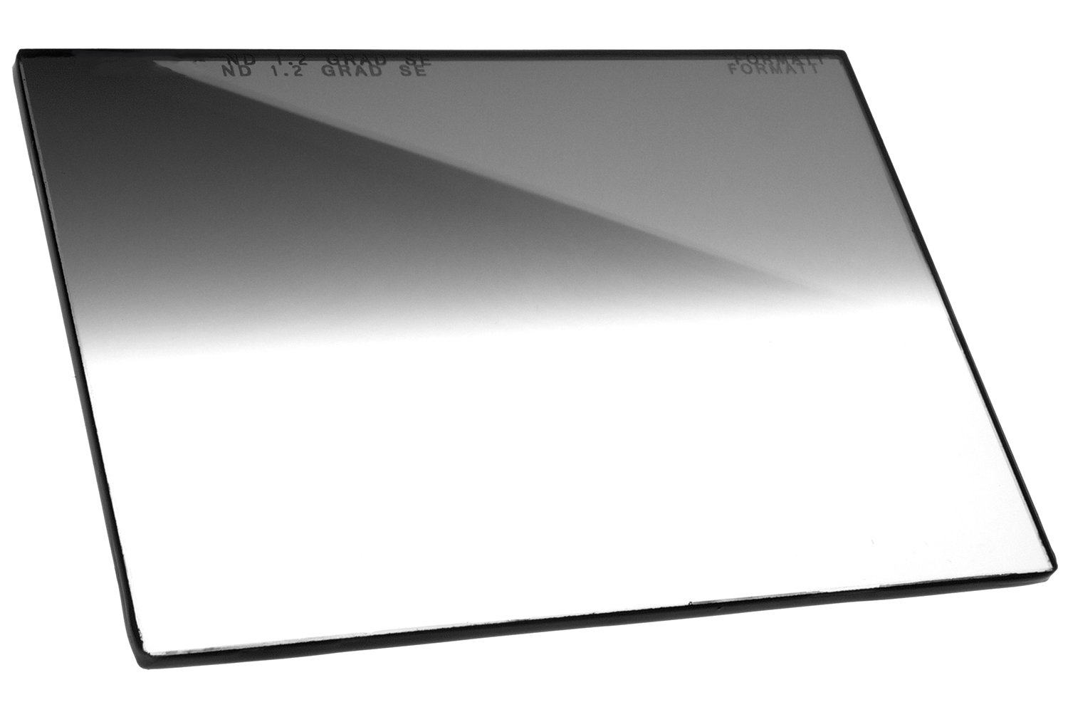 Formatt Hitech Glass 4x5.65" (100x144mm) Neutral Density Grad 1.2 Soft Edge Horizontal (4 stops) for video, broadcast and film production, compatible with all 4x5.65" matte boxes