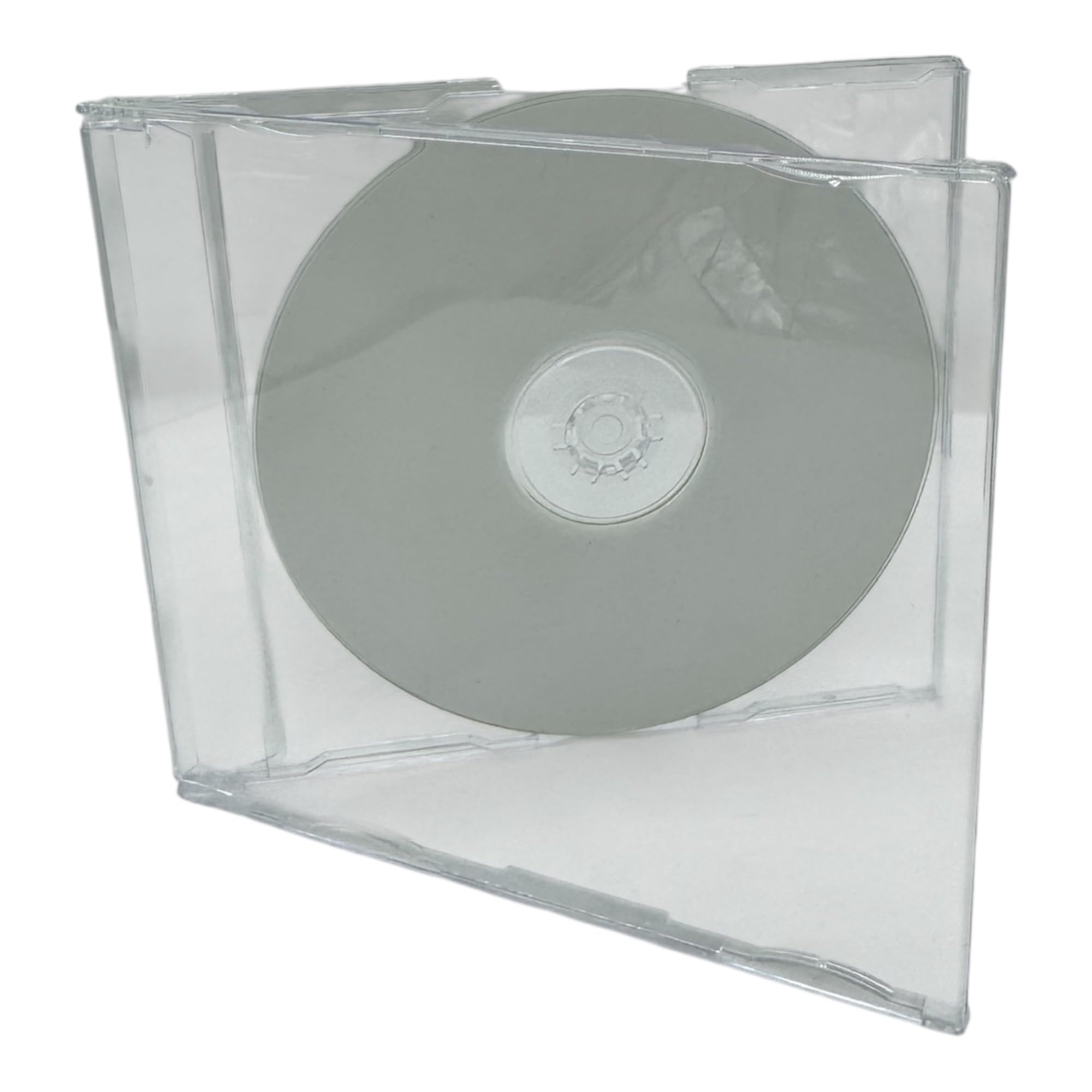 Fundas DragonTrading® para CD, de repuesto, transparentes, individuales, con lomo de 6 mm, 50 unidades