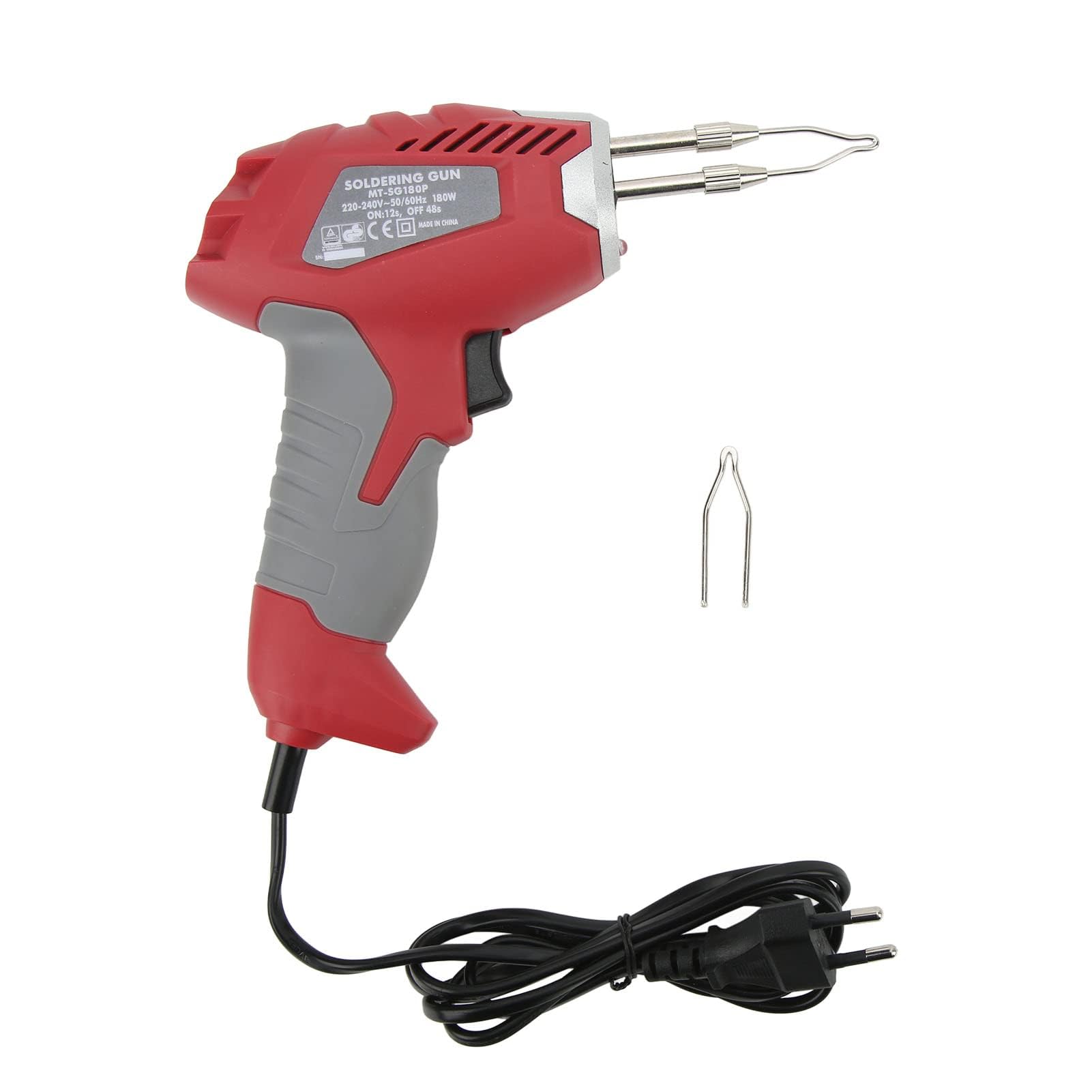 Kit Saldatore per Pistola ABS 180 W Kit Saldatore per Alimentazione Manuale 200 ℃ con Punta di Saldatura per Telefono con Chip Spina UE 220‑240 V