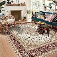 Amazon｜[YXSNG] ペルシャ絨毯ラグ 洗える 花柄 レトロ