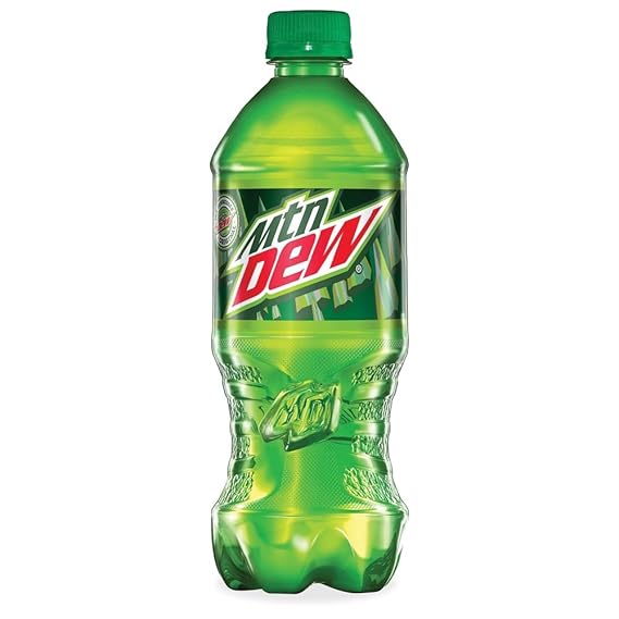 Amazon.com : Mountain Dew Soda, 20 Fl Oz (Pack of 24 ...