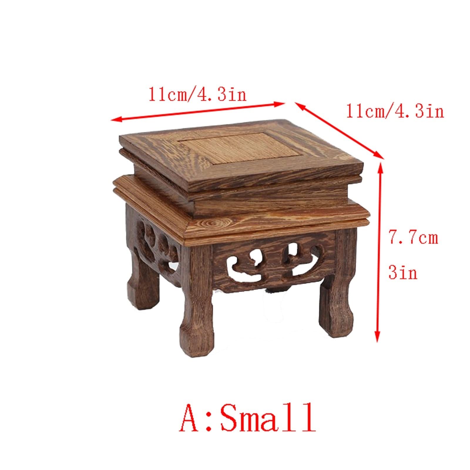 Amazon.com: KIZQYN Bonsai Display Stands Wooden Base Redwood